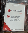 Lame 76x26mm, bords rodés 90°, coins coupés 45°, compatible Beckman Coulter, Labelians
