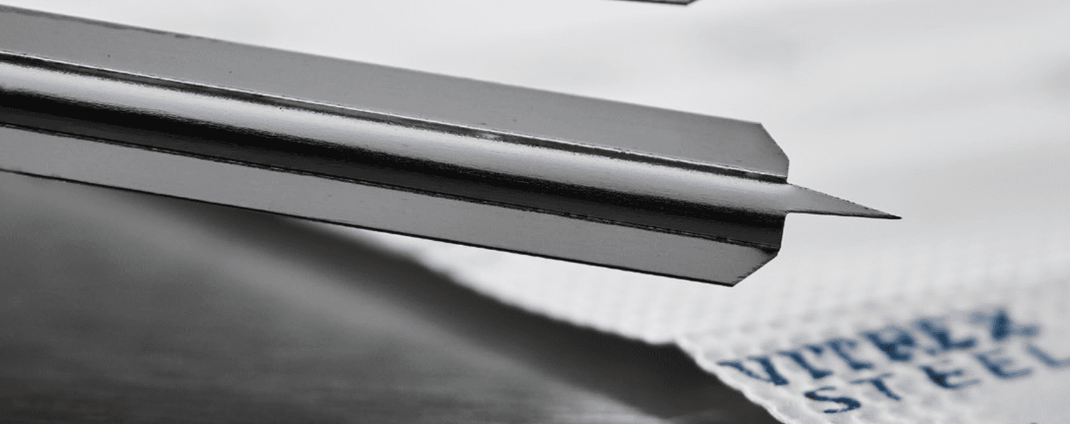 Lancette Vitrex® Steel pointe plate emballage unitaire