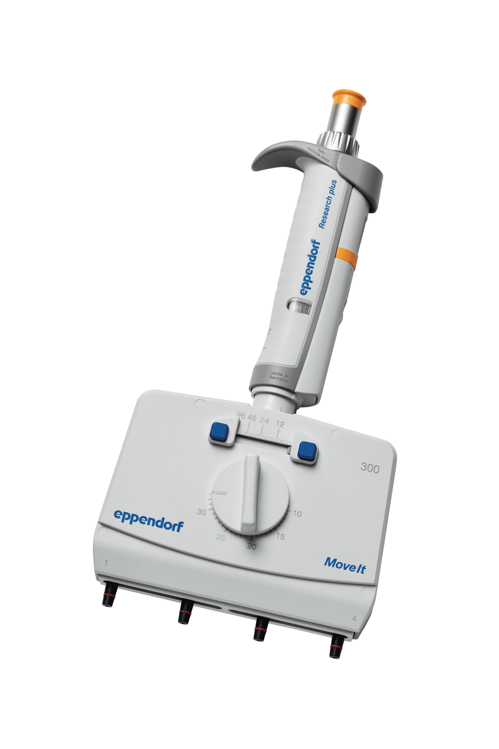 Micropipette Eppendorf Research® plus Move It® 4 canaux