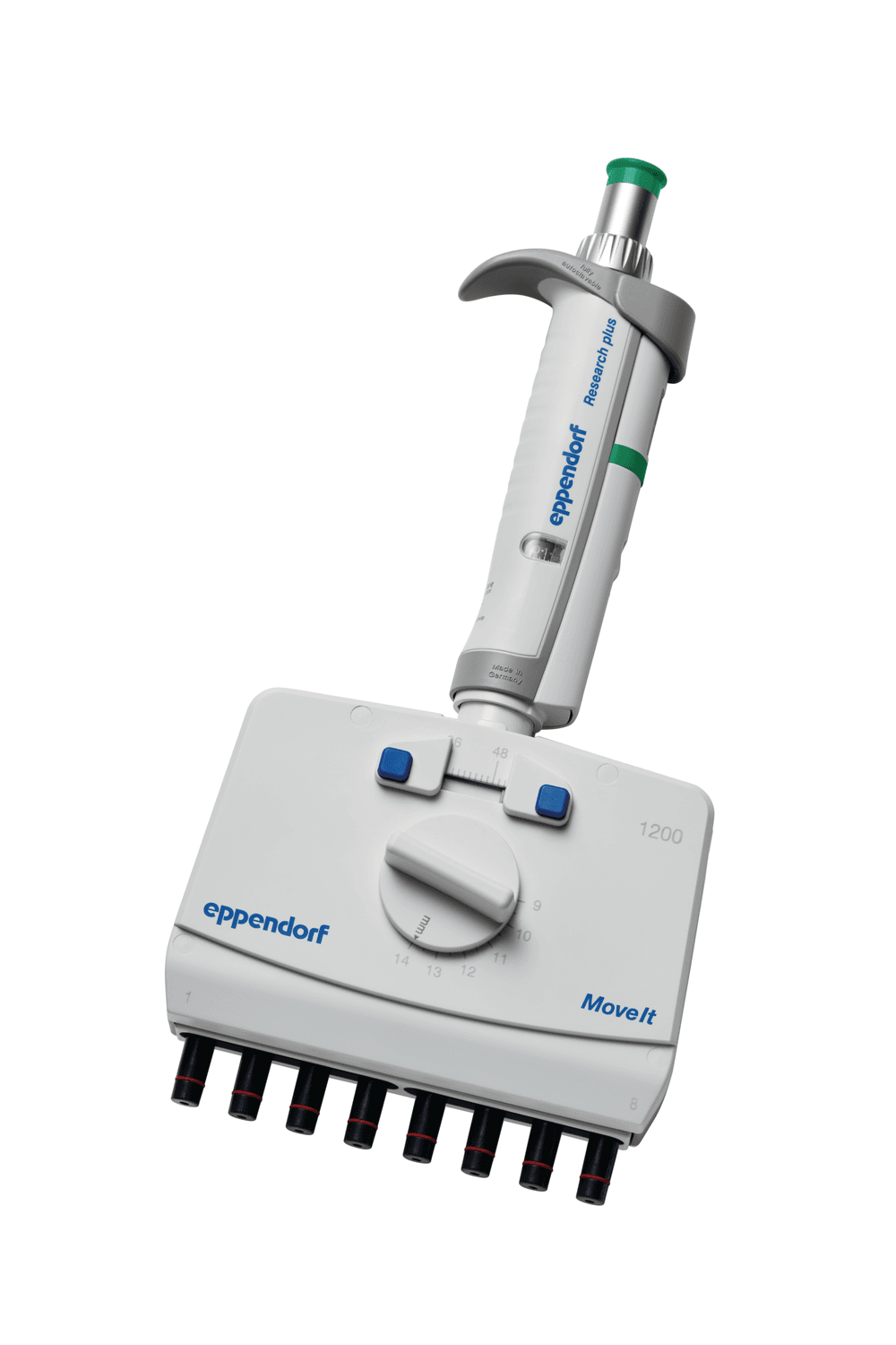 Micropipette Eppendorf Research® plus Move It® 8 canaux