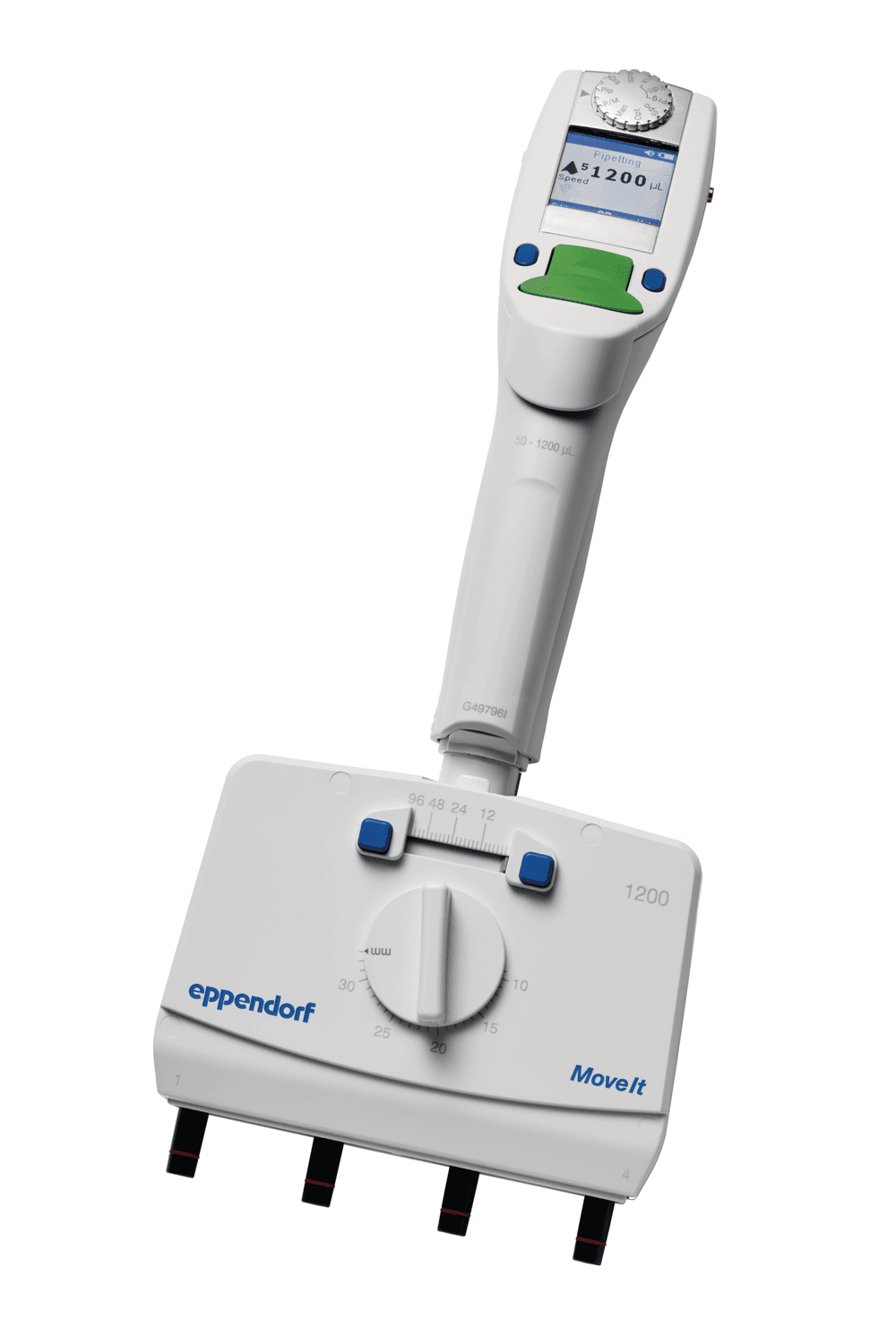Micropipette Eppendorf Xplorer® plus Move It® 4 canaux