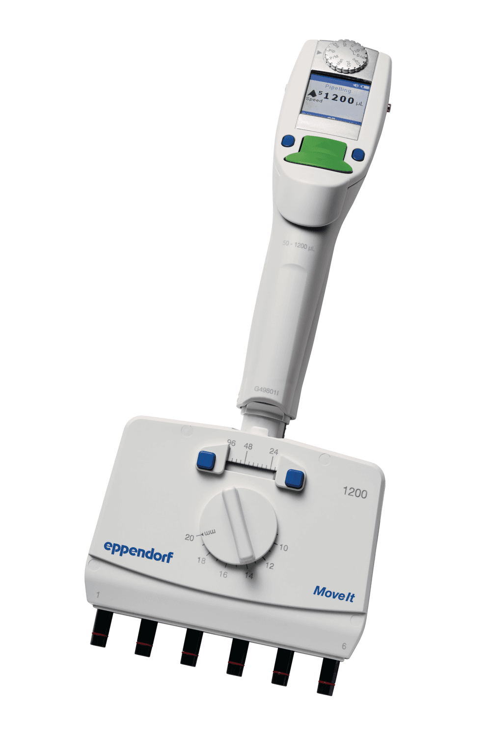 Micropipette Eppendorf Xplorer® plus Move It® 6 canaux