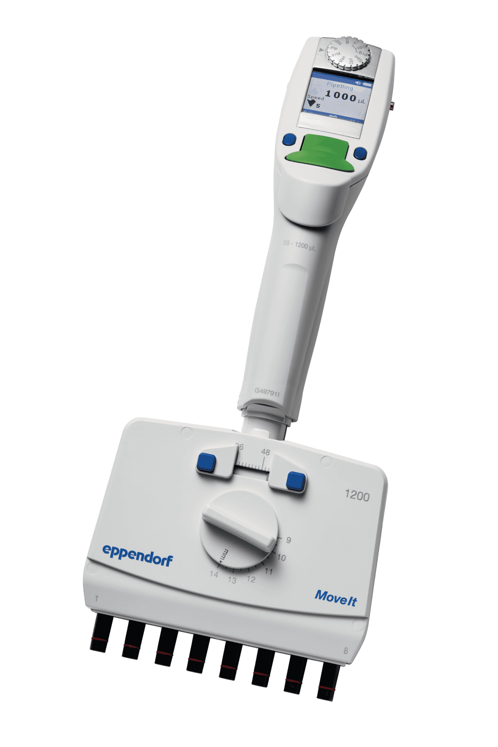 Micropipette Eppendorf Xplorer® plus Move It® 8 canaux
