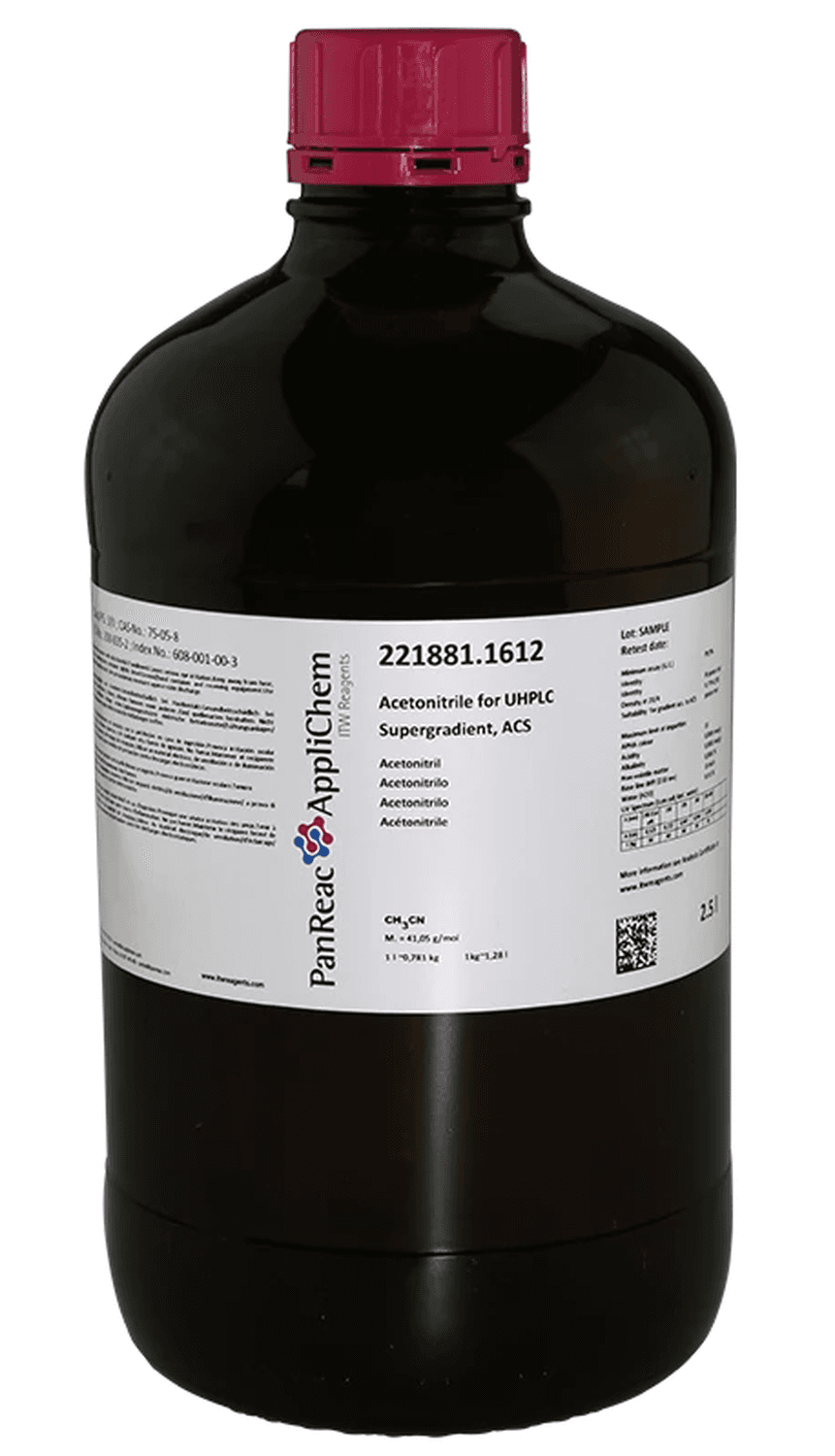 ACETRONITRILE HPLC SUPERGRADIENT (REAG. PH. EUR), ACS, 2,5L