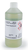 Solution de réactif pour le fer FerroZine, 0,009-1,4mg/L Fe pour 1000 tests Hach, 500ml