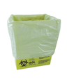 Conteneur en plastique Plastisafe® avec sache interne et lien à nouer