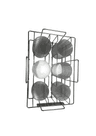 Portoir en inox pour 36 boites de Pétri diamètre 55mm