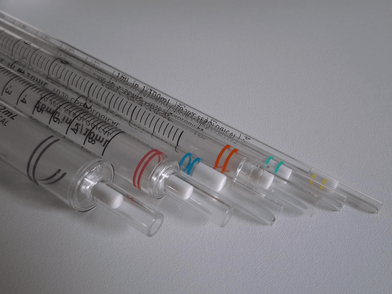 Pipettes graduées non stériles