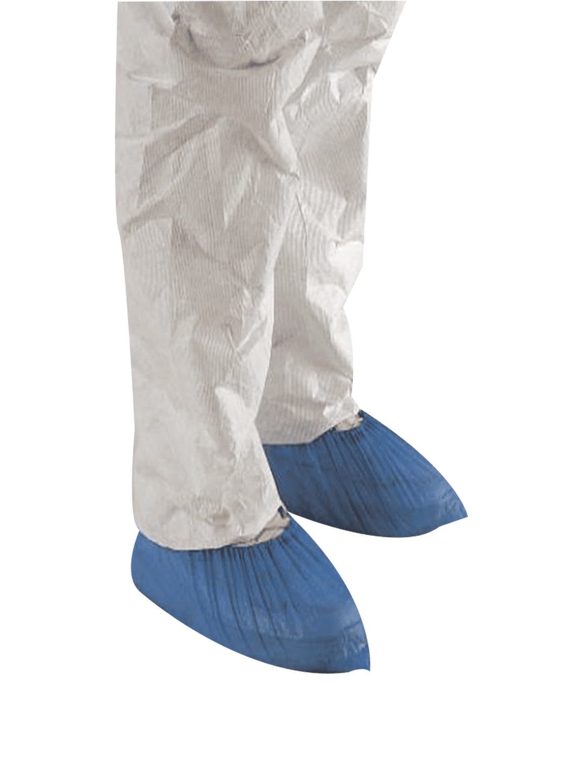 Sur-chaussure en polyéthylène bleu