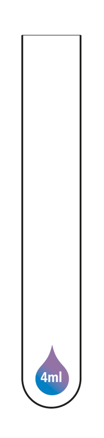 Tube 4ml fond rond bord droit 12x75mm