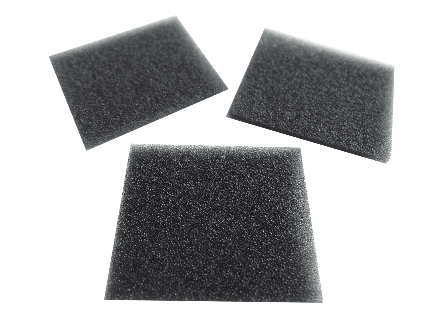 Tissu mousse noir dense pour cassette à biopsie