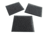 Tissu mousse noir dense pour cassette à biopsie