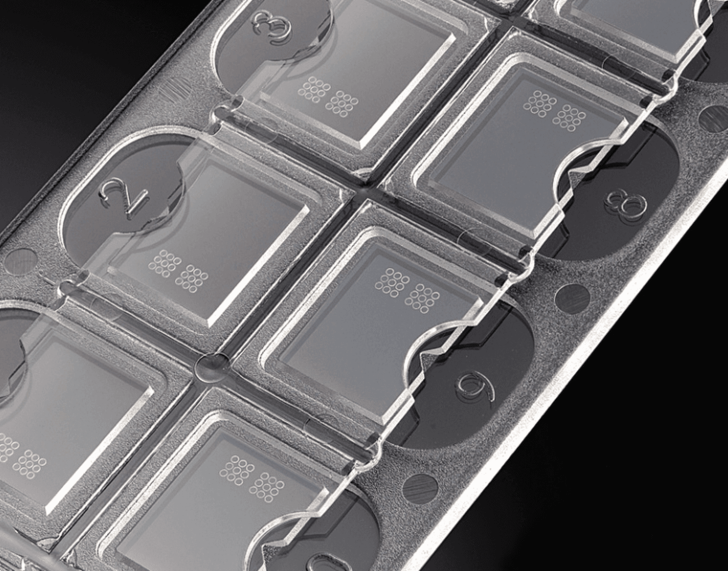 Cellule à numération à usage unique Vetriplast 10 puits