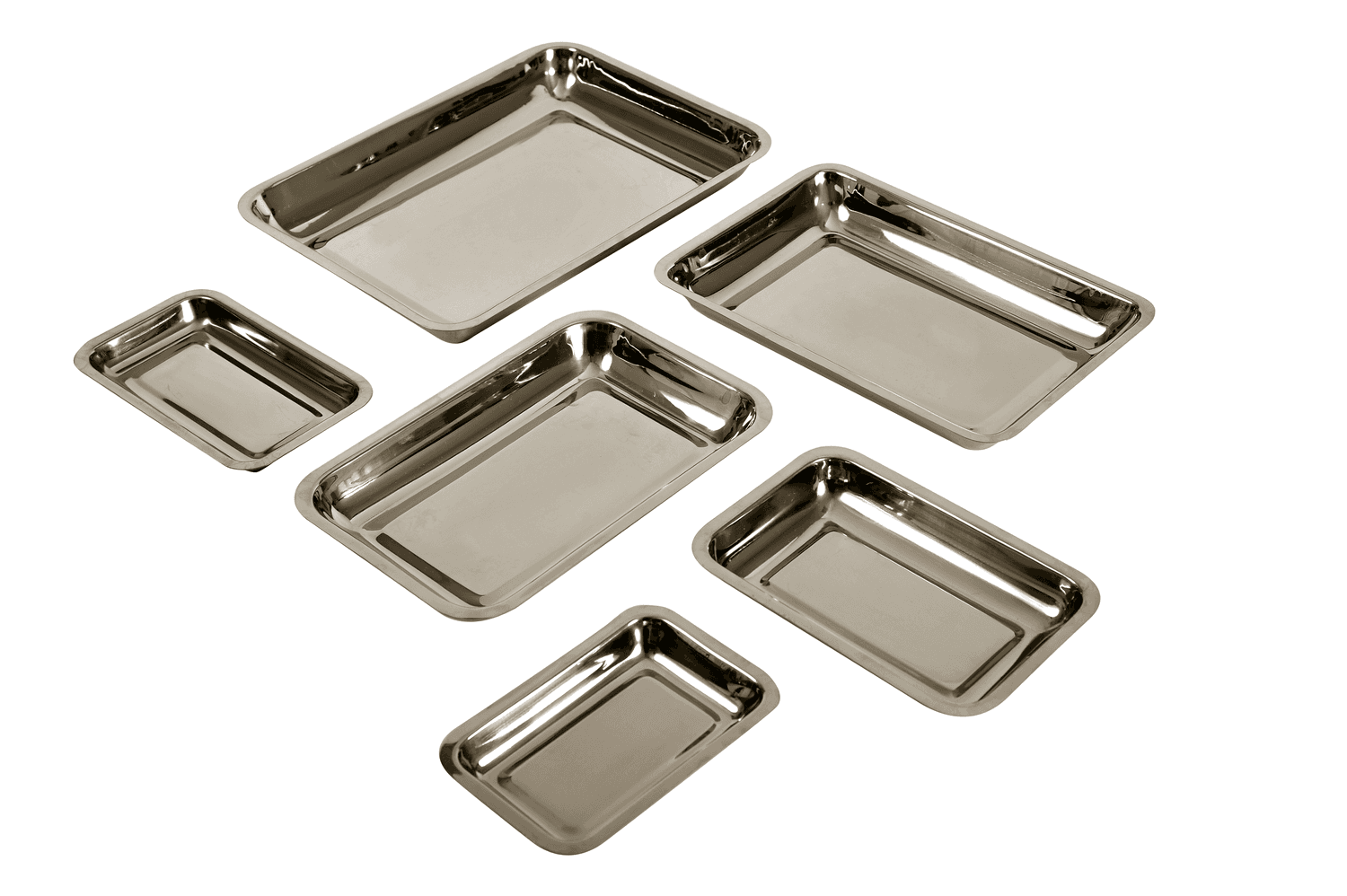 Plateau rectangulaire en inox
