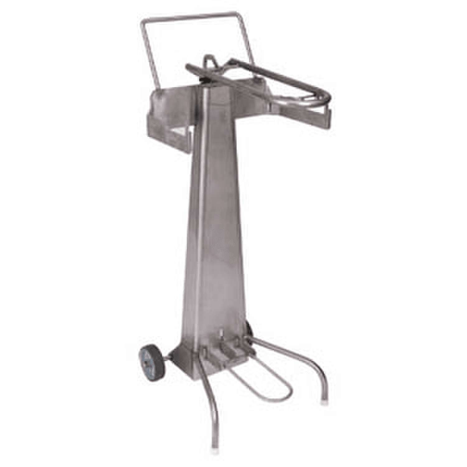 Chariot en inox à pédale pour fûts DASRI Pacazur® 30, 50 et 60L