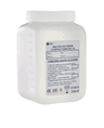 Flacon pour Compte d'Addis 500ml en PEHD naturel gradué cape blanche auto-jointante avec étiquette protocole recueil