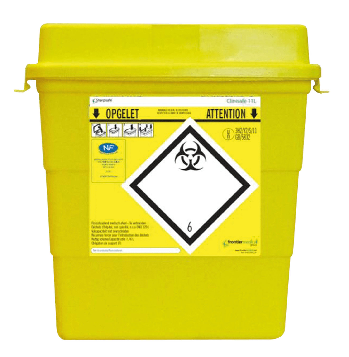 Mini-fût étanche Sharpsafe® Clinisafe