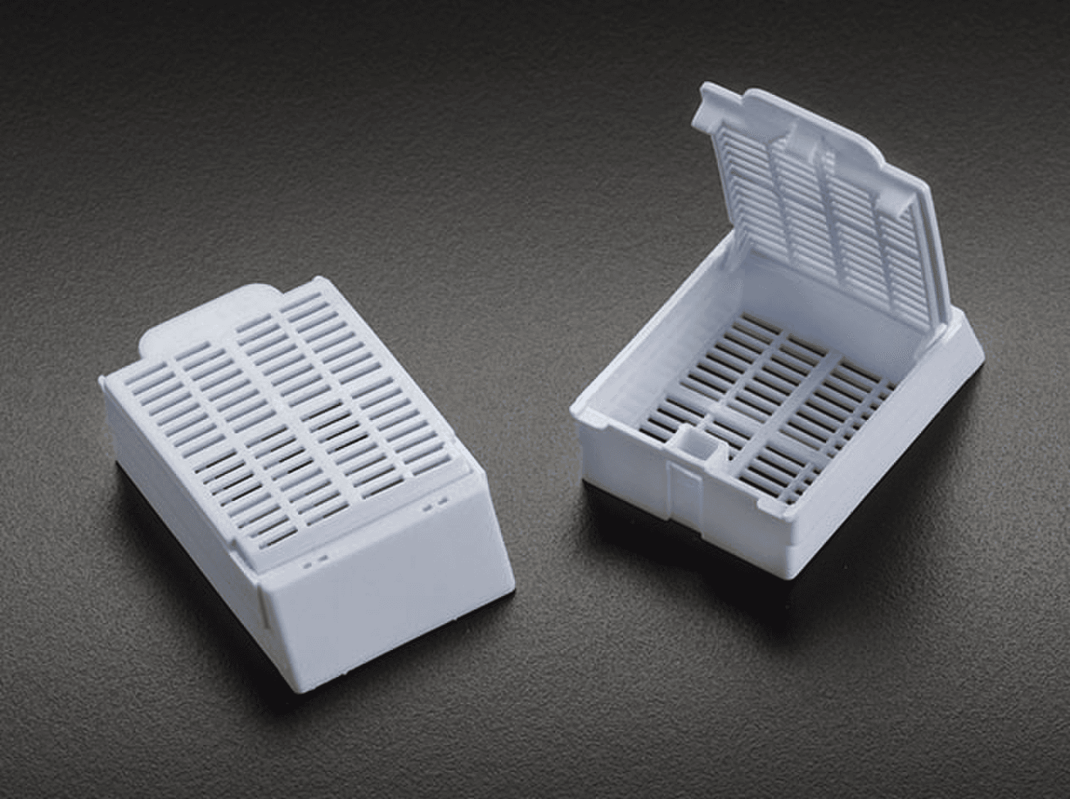 Cassette Macrosette™ double hauteur pour tissu blanche