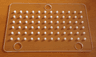 Plaque mélangeuse pour système de détermination de groupe sanguin MM10