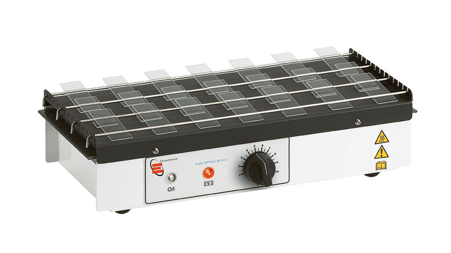 Plaque de séchage de lames d'histologie, capacité 50 lames