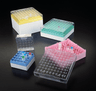 Cryoboîte StoreBox™ en polystyrène jaune pour 81 tubes 5ml