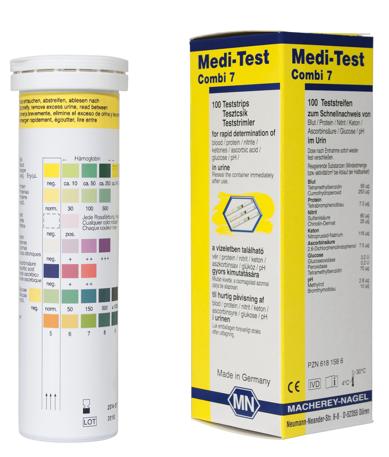 Bandelette urinaire Medi-Test