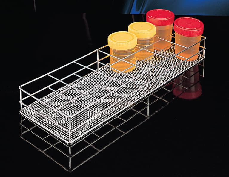 Portoir pour flacons en inox