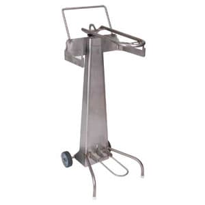 Chariot en inox à pédale pour fûts DASRI Pacazur® 30, 50 et 60L