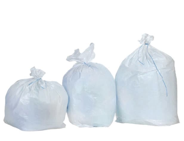 Sac poubelle blanc