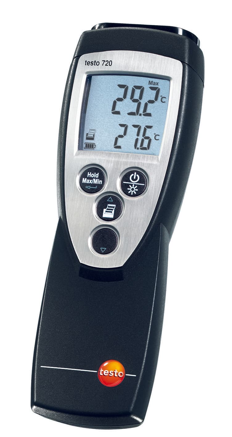 Thermomètre Testo 720, 1 canal pour CTN et Pt100