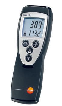 Thermomètre Testo 110 1 canal pour CTN