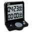 Compteur de table - 2 décompteurs - Horloge - Double affichage, 24h, 2 canaux