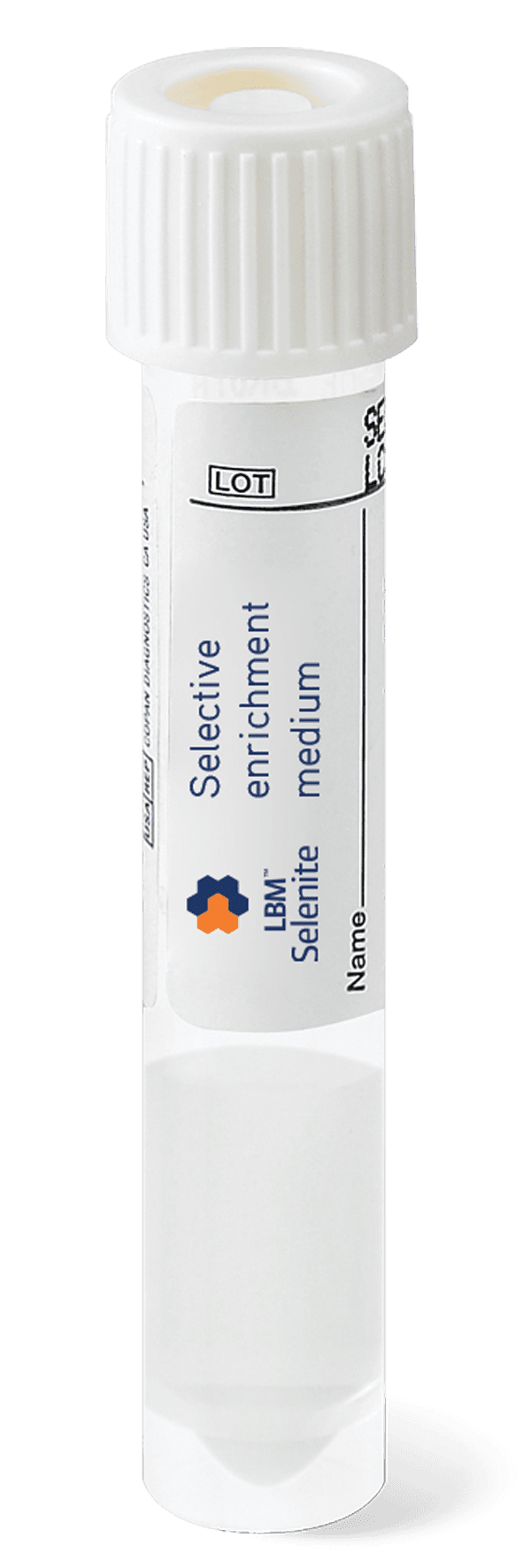 Bouillon de sélection et d'enrichissement SELENITE Broth 2ml pour Salmonella enterica spp. et Shigella sonnei