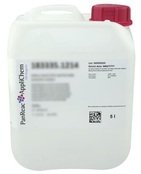 Eau purifiée pour analyses Panreac, 5L