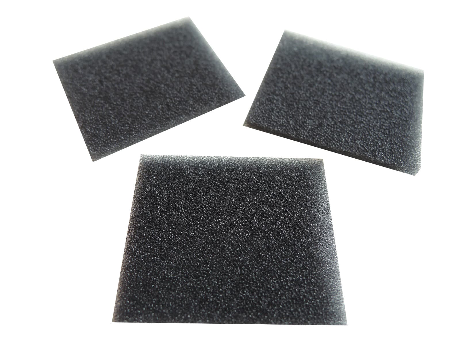 Tissu mousse noir dense pour cassette à biopsie