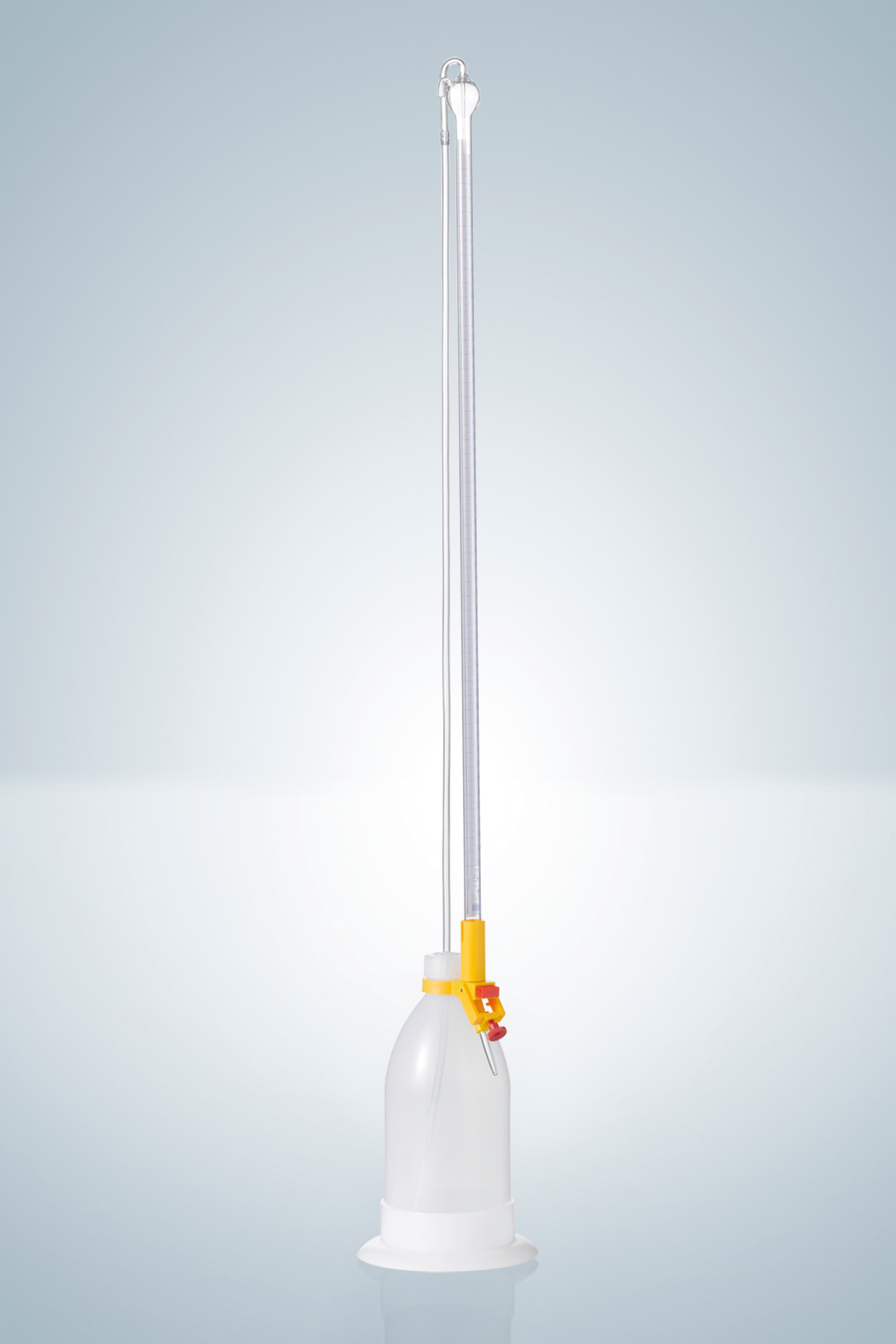Burette du Dr Schilling en verre avec bande Schellbach