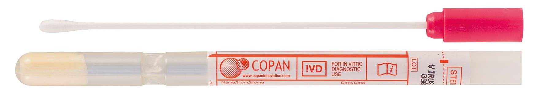 Milieu Virus liquide avec écouvillon stérile COPAN