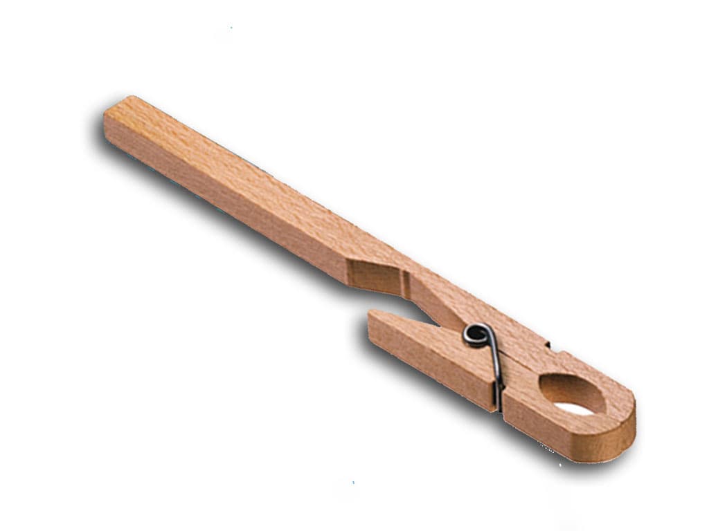 Pince de serrage en bois pour tubes