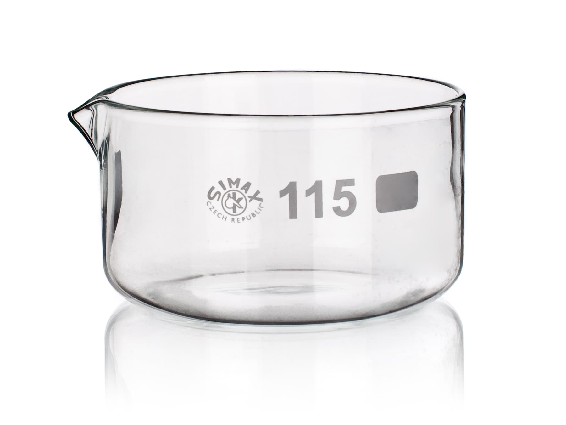 Cristallisoir en verre Simax avec bec verseur