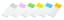 Lame plage frost couleur bords rodés 90° coins droits 90° Labelians