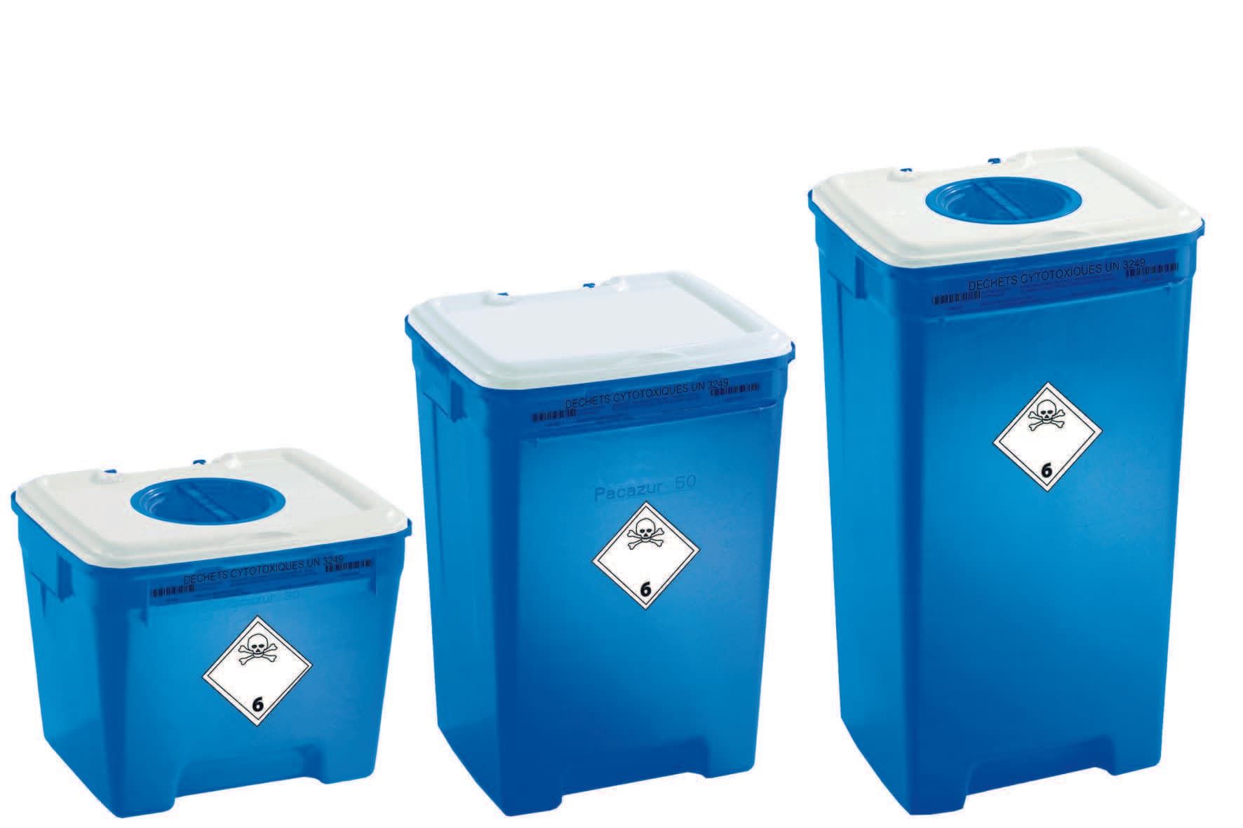 Fût Pacazur® bleu pour déchets cytotoxiques
