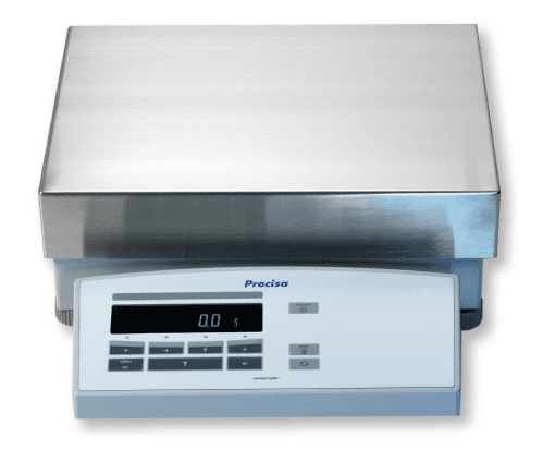 Balance industrielle Precisa série 490, modèle IBK34000DFR, portée 6100-34100g, précision 0,1-1g
