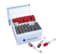 Cryoboîte en carton hydrophobe blanche pour 64 tubes à prélèvement de 5ml Labelians