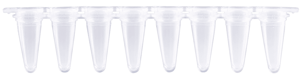 Barrette de 8 tubes Ahn avec barrettes de 8 capes plates