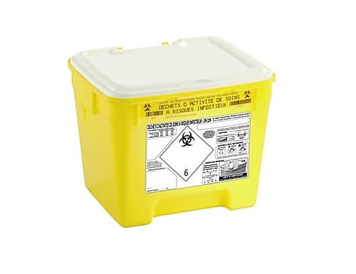 Fût plastique Pacazur® DASRI avec couvercle pour CHU CLERMONT FERRAND