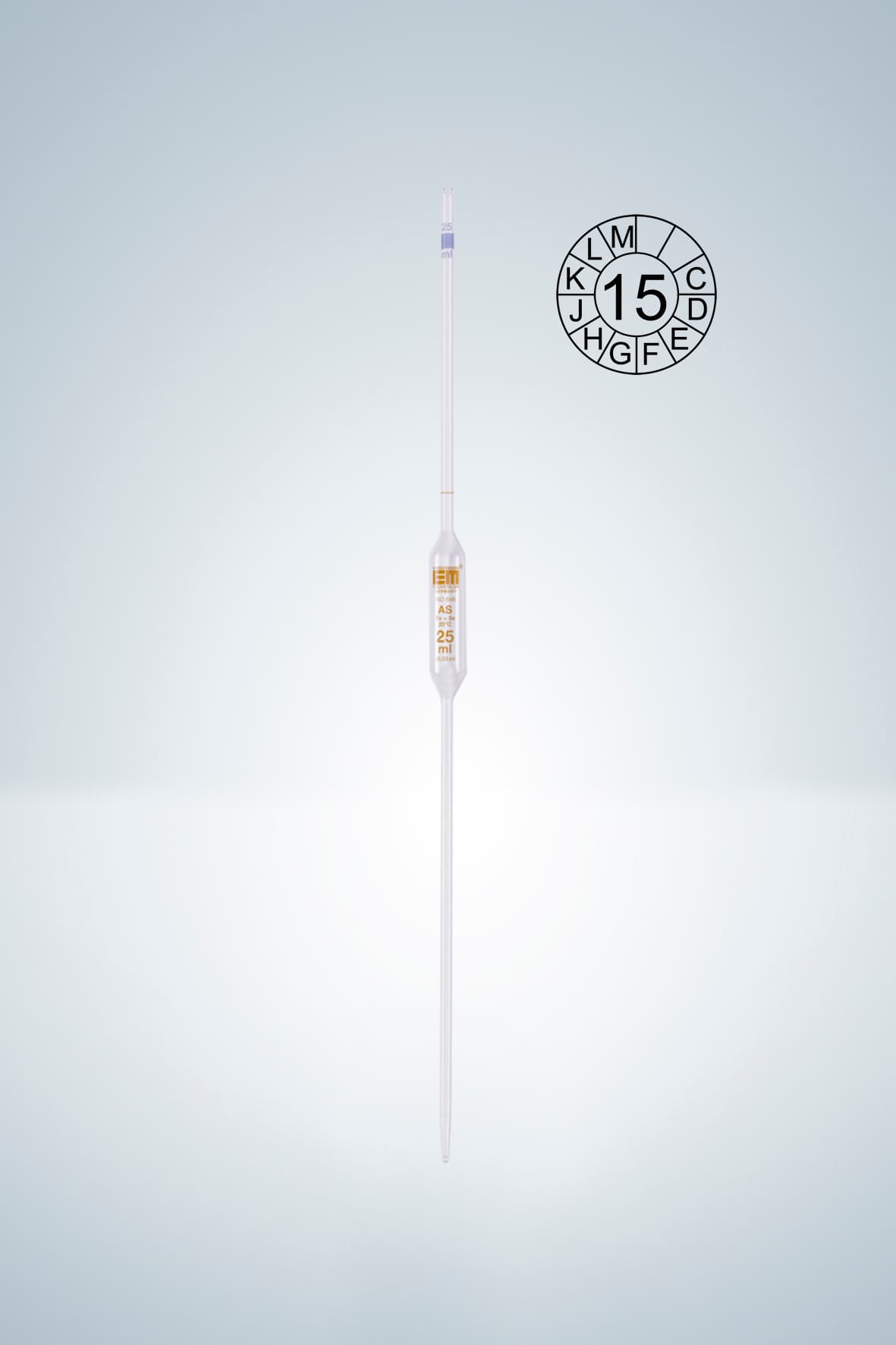 Pipette jaugée 1 trait classe AS