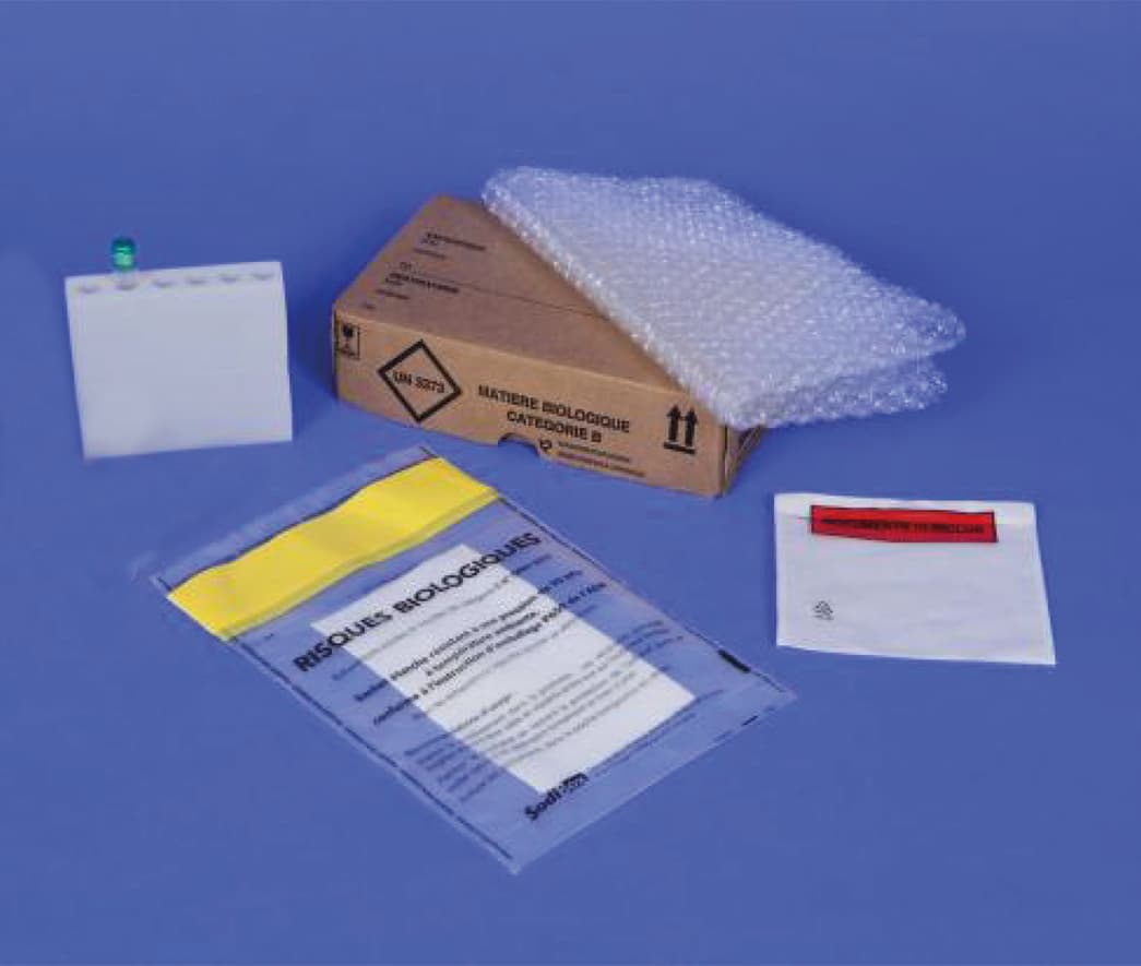 Kit de transport P650 pour échantillon biologique