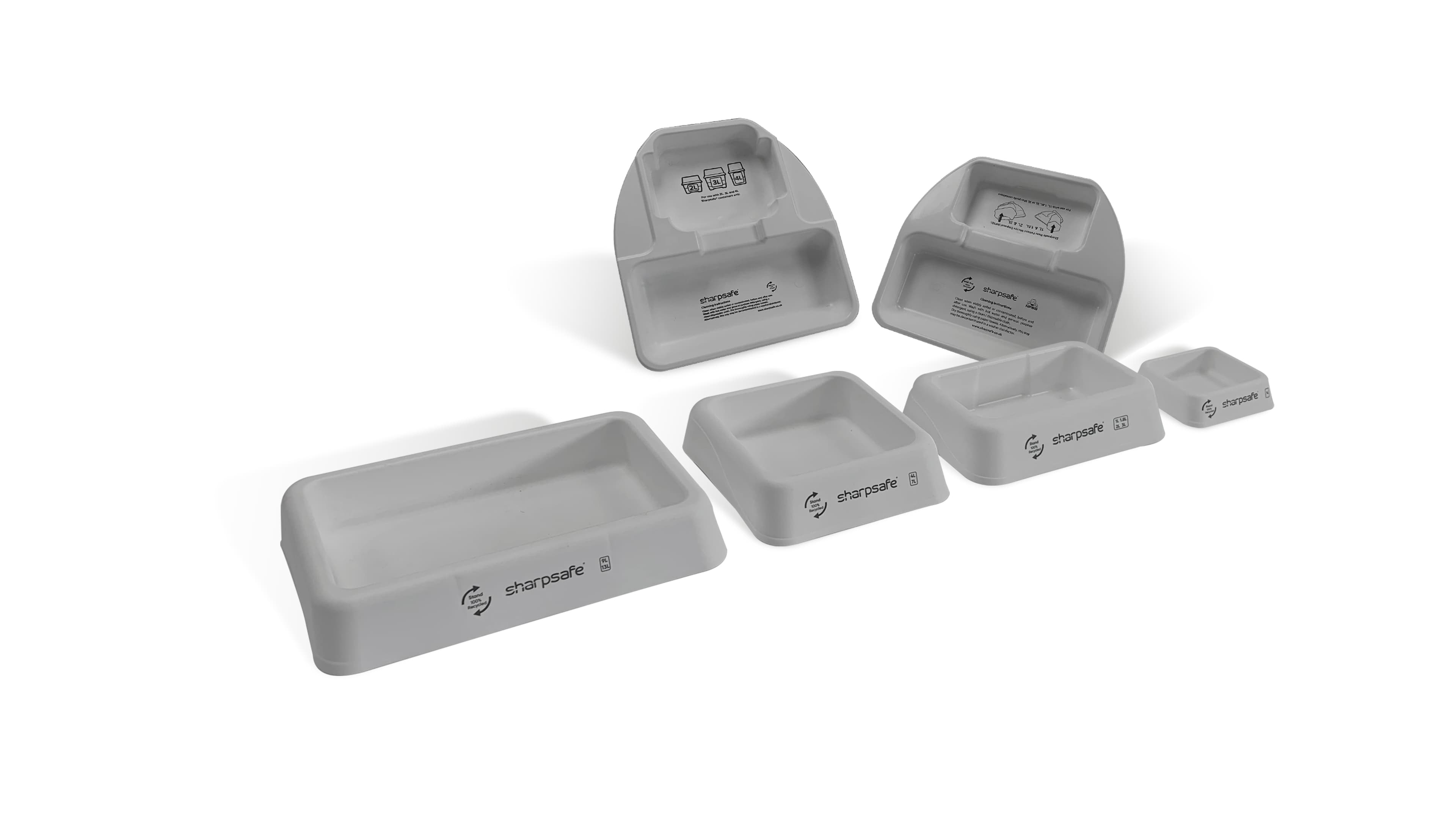 Plateau pour collecteurs Sharpsafe® 1, 2, et 3 litres