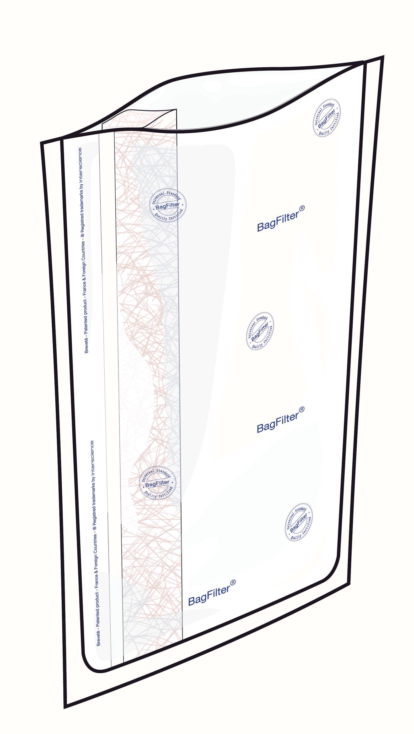 Sac malaxeur filtre latéral BagFilter® irradié