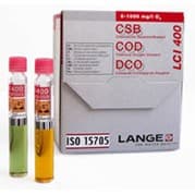 Test en cuve pour plomb 0,1-2mg/L Pb Hach, boite de 25